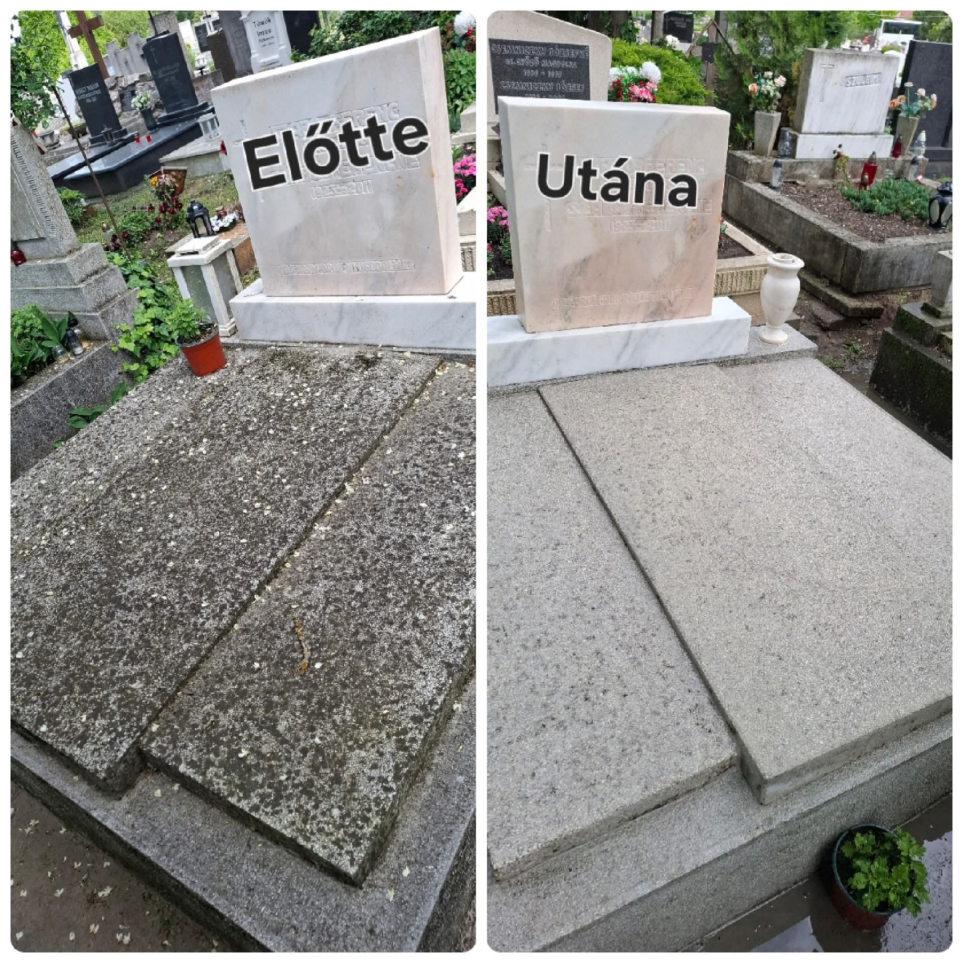 Curățenie piatră funerară – curățare detaliată